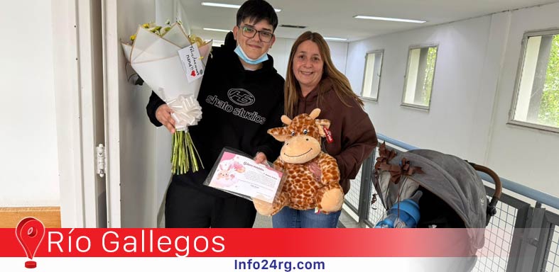 Olivia, la primera bebé de 2026 en Río Gallegos