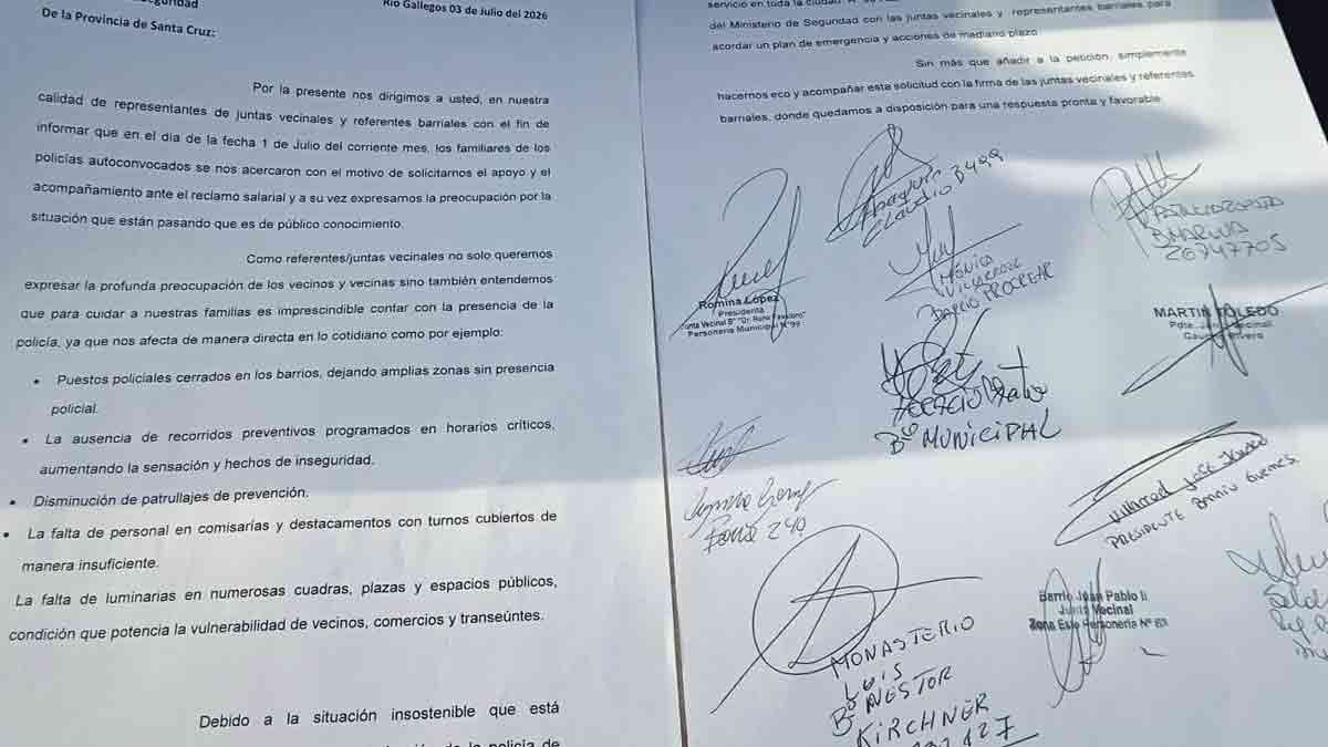 Juntas vecinales pidieron al Ministerio de Seguridad un plan de emergencia para los barrios