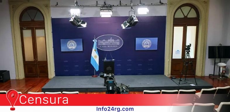 acceso a periodistas en Casa Rosada