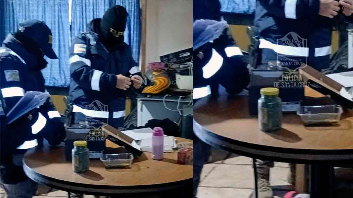 Allanan una vivienda por un hecho delictivo y encontraron cannabis