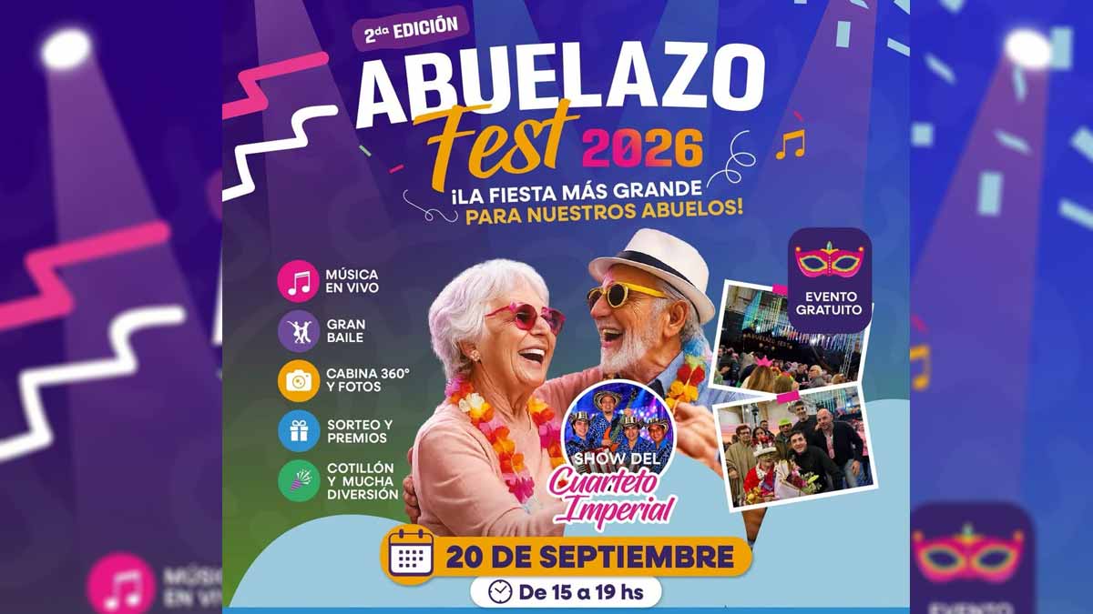 El Cuarteto Imperial será protagonista del Abuelazo Fest 2026