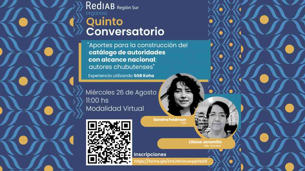 Nuevo conversatorio sobre gestión bibliográfica para universidades patagónicas
