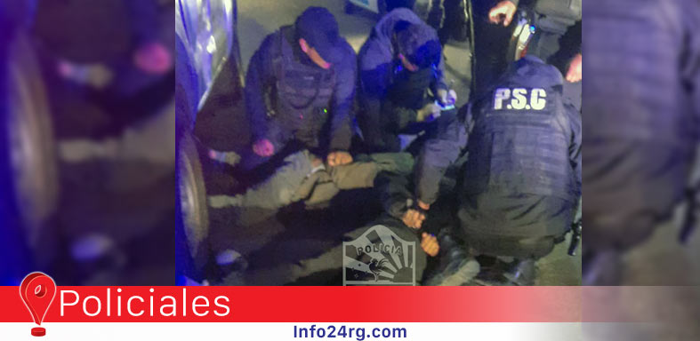 detenciones en la madrugada de Caleta Olivia