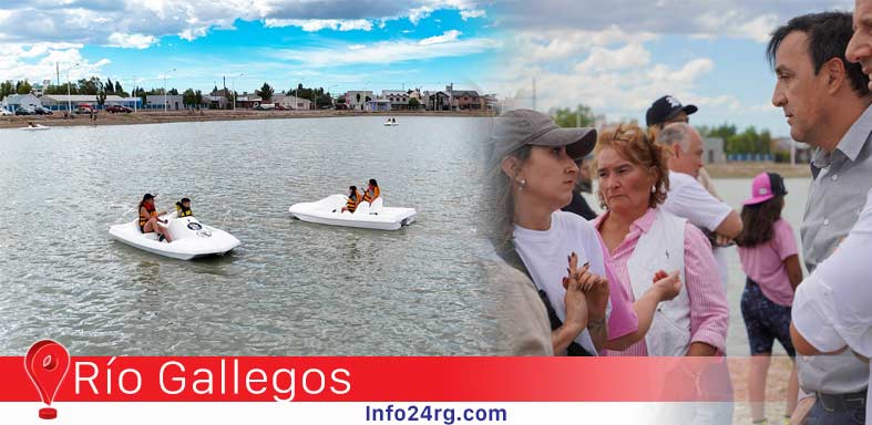 Pablo Grasso presentó los botes a pedal 