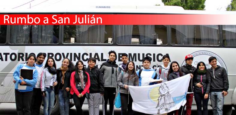 Escuela Provincial de Danzas rumbo a San Julián