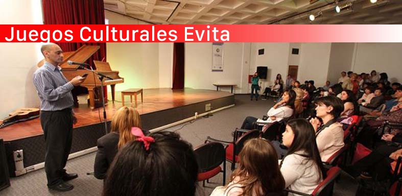 Instancia provincial de los Juegos Culturales Evita en el Complejo Cultural