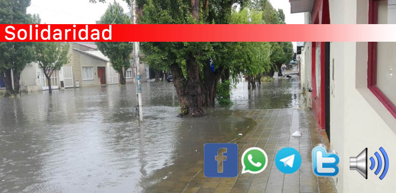 Desde las redes sociales se confeccionan listado de ubicaciones inundadas