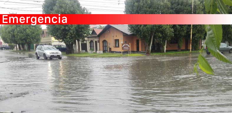 Sigue lloviendo en Rio Gallegos y así están las distintas calles de la ciudad