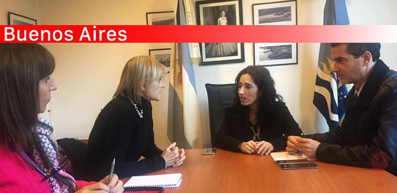 La Ministra García realizó diferentes gestiones